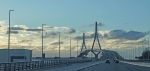 Tillbaka vid den 3 km långa Puente de La Constitución de 1812 Foto nr 55