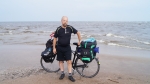 Östersjön till vänster och Rigabukten till höger Foto nr 228
