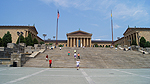 Dom 72 trappstegen Rocky steps vid Philadelphia Museum of Art Foto nr 179
