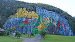 Mural de la Prehistoria. 18 pers klottrade i 4 år. 120m bred Foto nr 211