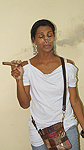 Guide på cigarrfabriken. Rökning tillåten på hela arbetsplatsen Foto nr 246