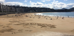 Strandgraffiti Foto nr 199
