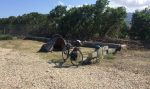 Gamla boulebanan på Jeffs camping utanför Turre Foto nr 326
