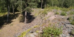 Banvallen för järnvägen till Åkers Foto nr 75